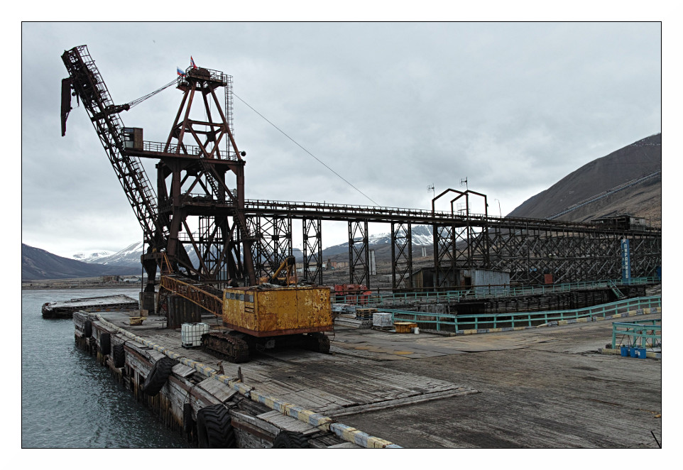 Les quais de Pyramiden